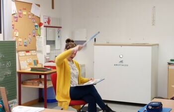 Vorlesen in der Klasse 2c
