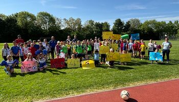 Fußballturnier, Gruppenbild
